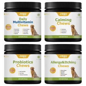 Jagy Complete Daily Health System for Dogs – Allergy Relief, Calming Support, Probiotics & Multivitamin Soft Chews for Skin, Gut, Mood & Total Wellness,#SummerVibes #petlovers