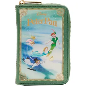 Loungefly Disney Peter Pan Book Series Zip-Around Wallet