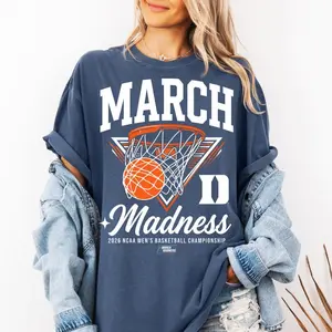 Basketball - 2026 March Madness Basketball - T-Shirt, Duke Blue Devils Fan Gift, College Basketball Tournament Graphic Tee