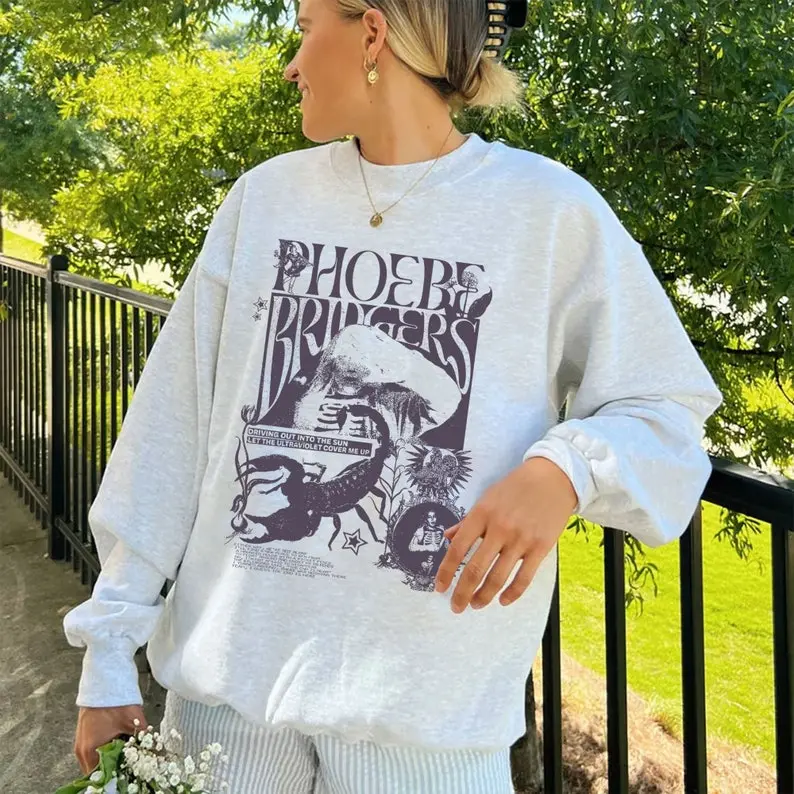 Phoebe Sweatshirt, Phoebe Merch, Bridgers Phoebe Trend Sweatshirt