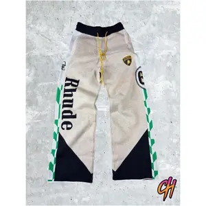 Men's RHUDE X Lamborghini Authentic Knitted Track Pants XL MSRP: $2,357