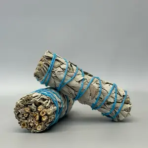 White Sage Sticks - Pack of 2, intended for stress relief and spiritual/energy