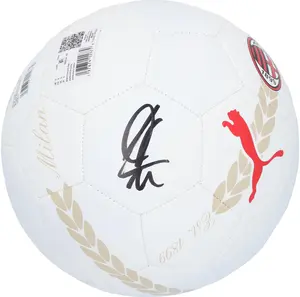 Zlatan Ibrahimovic AC Milan Autographed Puma White Size 5 Soccer Ball - Fanatics Authentic Certified