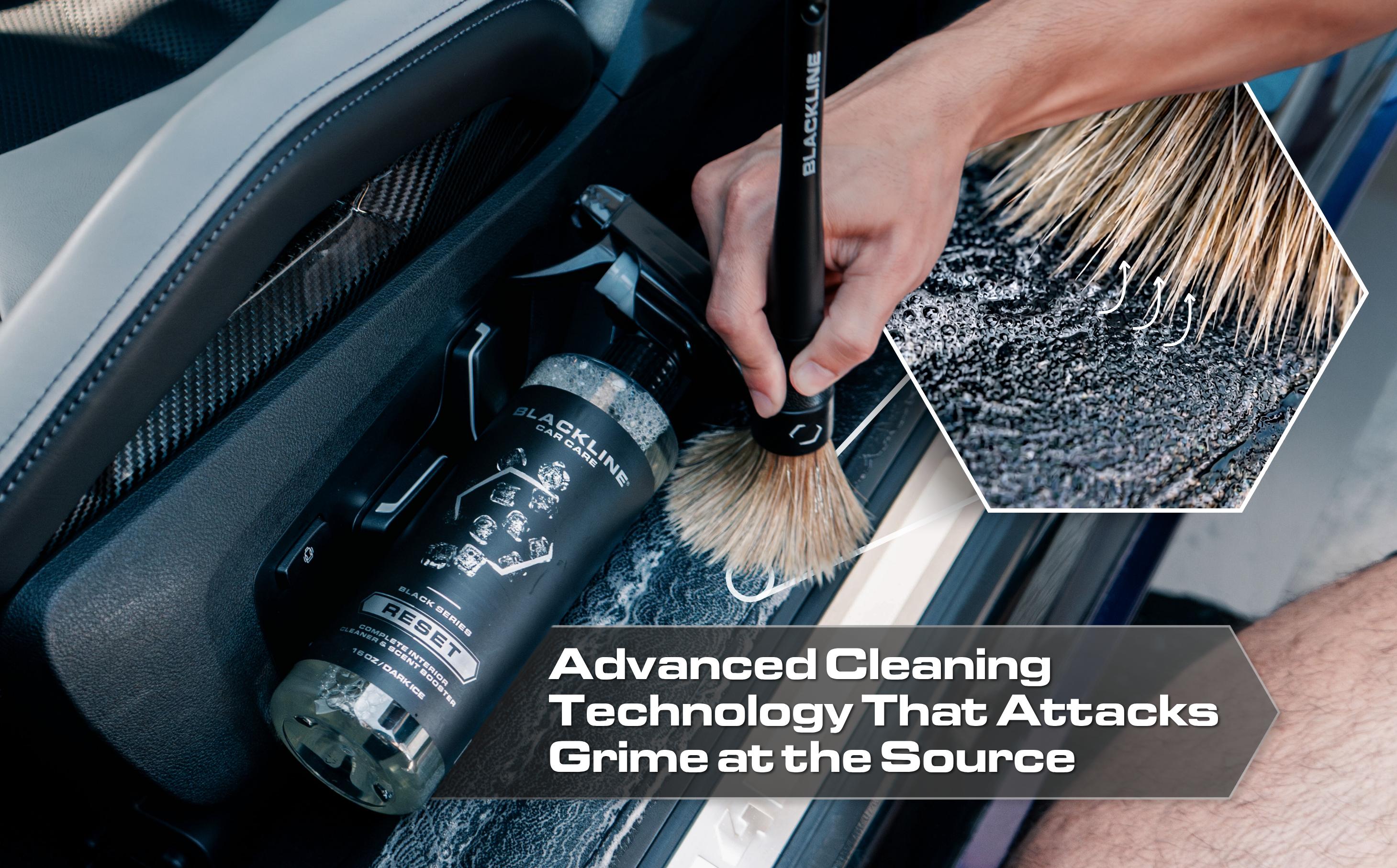 BLACKLINE RESET Complete Interior Cleaner & Scent Booster - 6 Signature Scents - Surface Safe Formula - Streak-Free Finish - Safe on All Surfaces - Car Cleaning Supplies