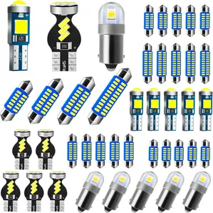 Pieces mm mm mm mm BAS T T LED Interior Light Bulb Kit, Super Bright  Volt LED Replacements for Dome Map Dashboard Trunk Cargo Door Courtesy License Plate Lights (White)