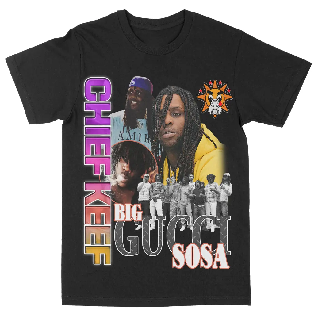 Chief Keef GBE Glory Boyz Chicago Drill Graphic Tee HY6772