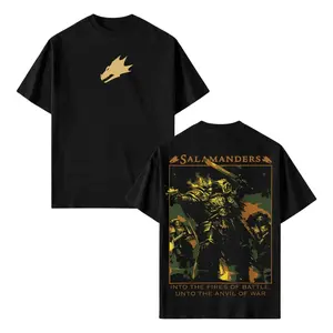 Salamanders Warhammer Fictional Universe T-Shirt, Warhammer 40K Graphic Tee, Vintage Cotton Unisex Streetwear, Gifts For Him, Gifts For Her