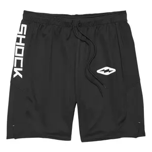 Shock Doctor Athletic Shorts Ultra Lightweight Breathable Stretch Fabric for Summer Gym & Football Gear Black Machine Washable