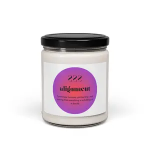 222 Angel Number Candle - Alignment & Harmony | Perfect for Balance & Manifestation