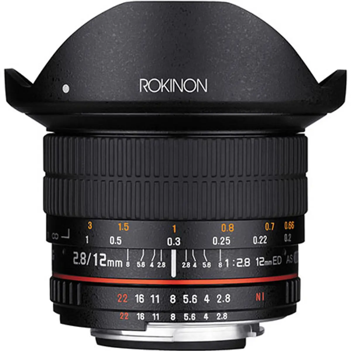 Rokinon 12mm F2.8 Full Frame Fisheye, Manual Focus Lens for Canon EF