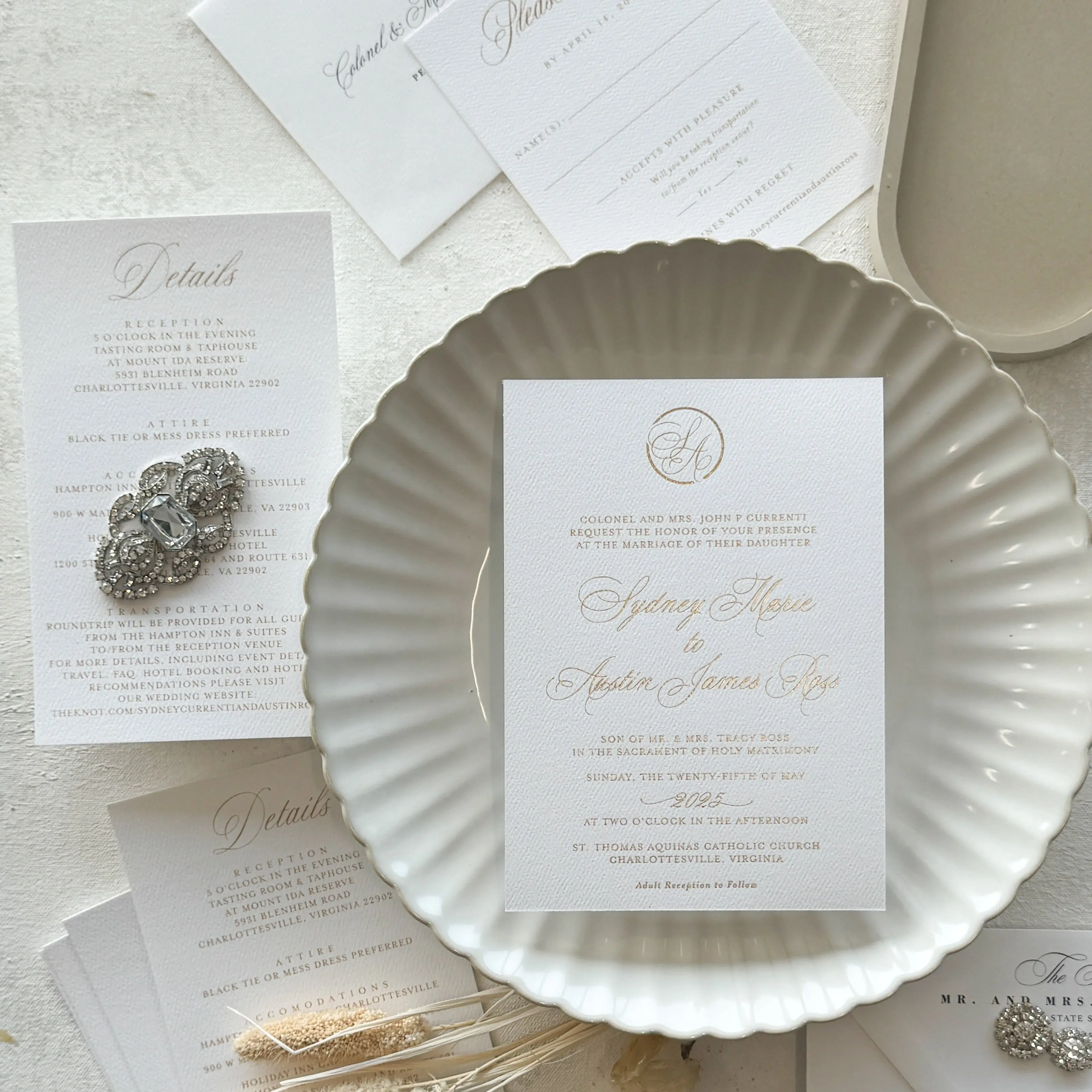 Foil Wedding Invitations | Style 2427