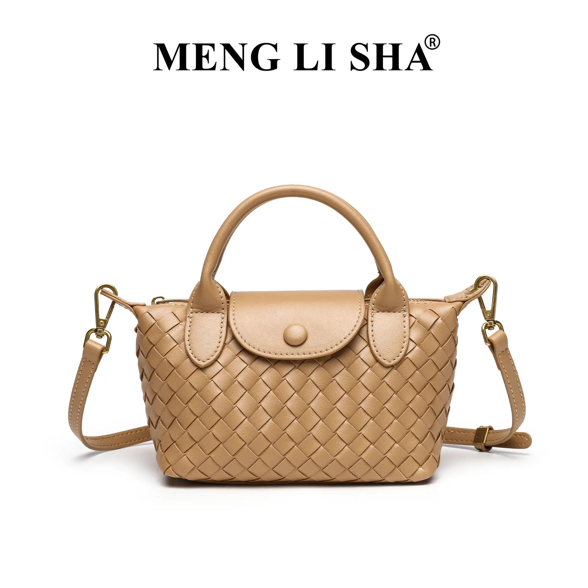 Chic, compact, and portable handbag for women—a new, versatile, and sophisticated retro-monogram style suitable for shoulder or crossbody wear