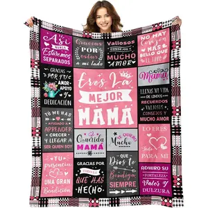Mama Blanket - Gifts from Daughter-Son for Mother, Mother's Day, Christmas or Birthday Presents, Mother's Day Gift From Son