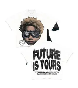 Y2K Graphic "Future Is Your" Personalize Printed Tshirt Casual Crewneck, Graphic tee, Fashion Cotton, Streetwear, Full Colors, For Men, For Women S