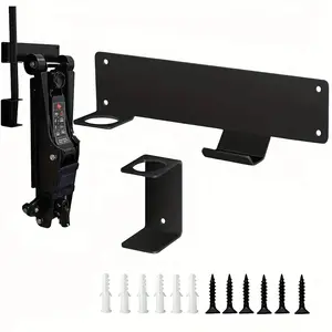 Metal Jack Wall Mount Stand, Universal Floor Jack & Tool Rack, Heavy Duty Industrial Grade Material, Single Hook 110lb Load Capacity, Yard Tool Rack