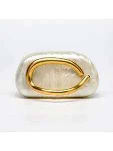 2026 Women's Unique Shell Acrylic Evening Bag Trendy Party Clutch Crossbody Shoulder Handbag