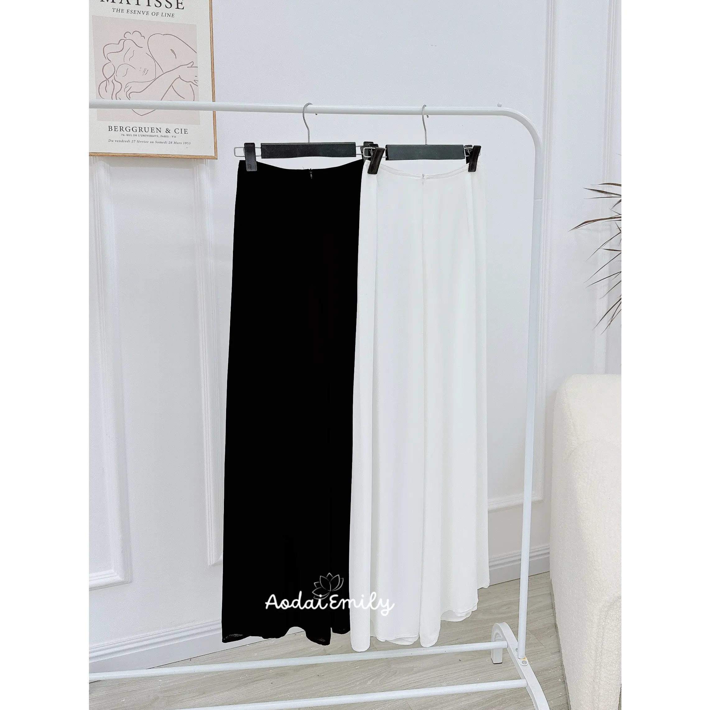 KELLY Double layers chiffon Pants for Ao Dai