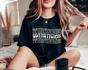 Retro Esthetician Tshirt, Esthetician Graduation Gifts, Skin Therapist Shirt, New Licensed Esthetician Tee, Womens Graduate, Beautician