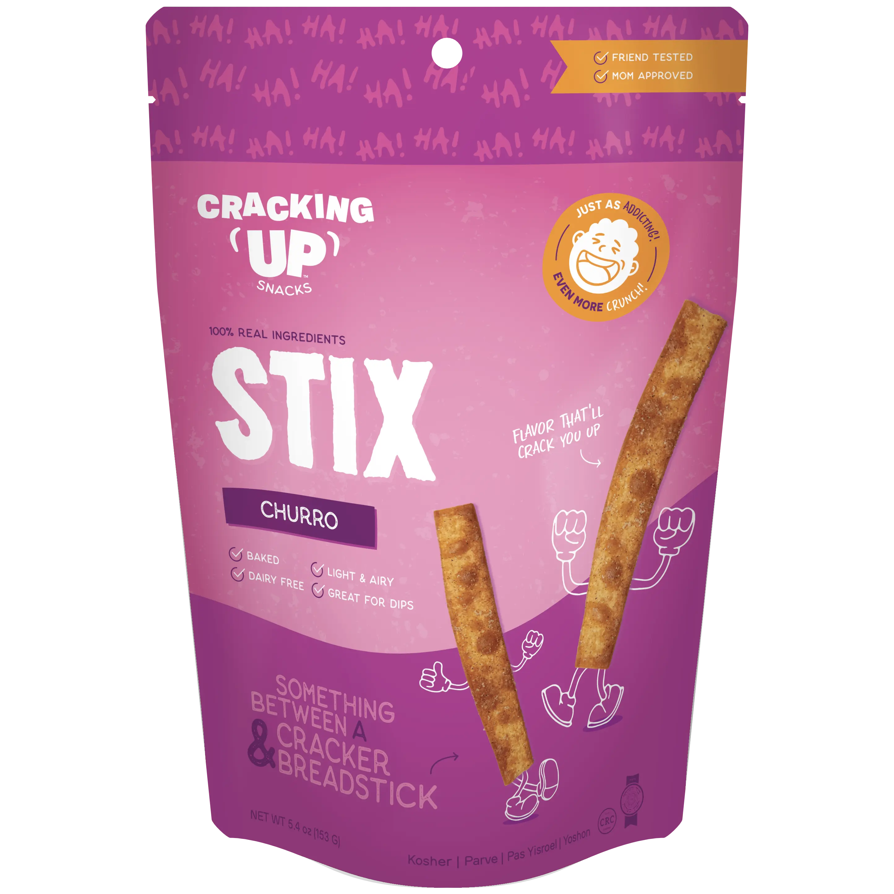 Cracking Up Churro STIX Snack Sticks (4oz)
