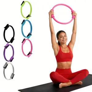15-Inch Dual Padded Pilates Magic Circle, Resistance Yoga Ring for Pelvic Floor Training & Full-Body Toning (Arms, Thighs, Core) - Ideal Home Gym Equipment