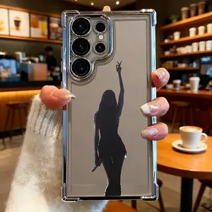 Singer Madison Beer Shockproof Protective Cellphone Cover, Anti-Fall Transparent Soft Back Accessory for Samsung Galaxy S25 S24 S23 S22 S21 S20 FE Ultra Plus Edge 4G 5G Devices