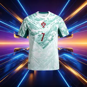 2026 Portugal Home Away 7# Cristiano Ronaldo Short Sleeve Soccer Jersey Fans Version Breathable