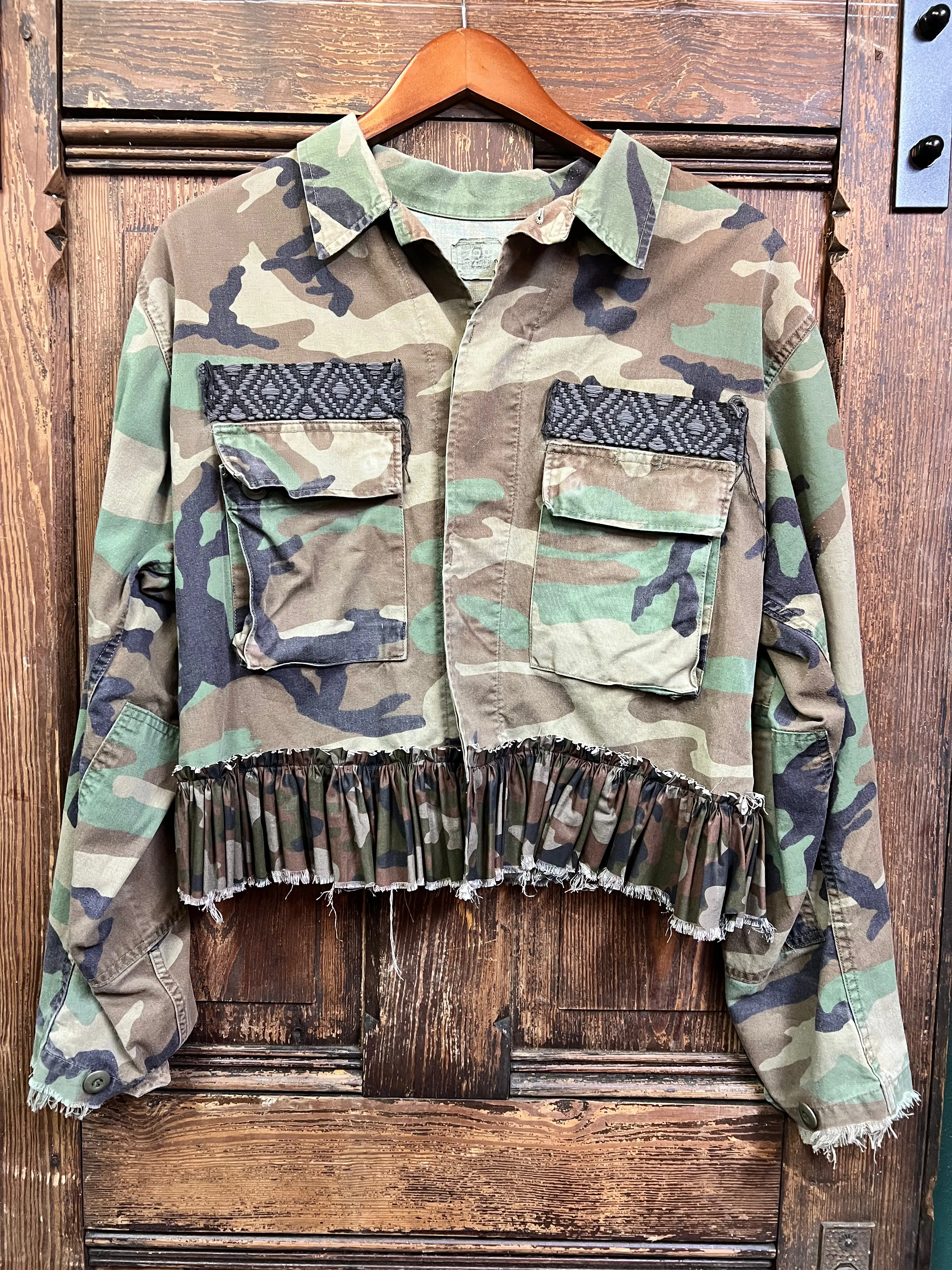 Customized Army Jacket - Varsity Band Patch