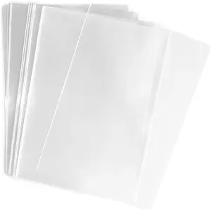 100 count 3 1/2 x 5 1/2 (O) Clear Flat Cello/Cellophane 3.5x5.5 Bags