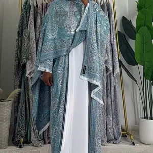 Women's 2-Piece Pashmina Abaya, Lightweight Soft Covering for Daily Wear