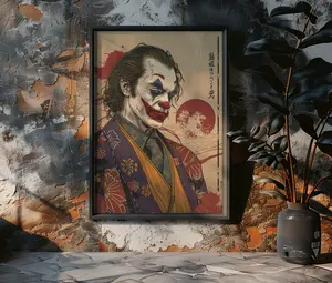 Joke 022 Print Poster - Japanese art style High-Quality Iconic Villain Poster