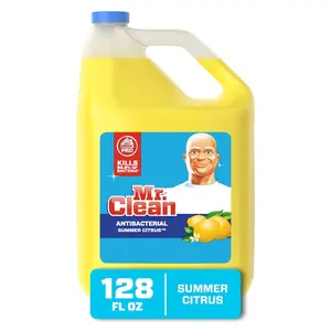 Mr. Clean Antibacterial Multi-surface 128-fl oz Summer Citrus Disinfectant Liquid All-Purpose Cleaner