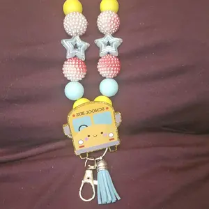 Beaded lanyard