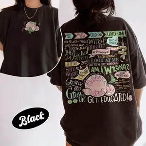 Wicked Witch Shirt, Witch Tee, Funny Quote Tshirt, 2 Sided Graphic Tee, Wizard Fan Gift, Viral Shirt 2 Sided Printing #   TikTokMadeMeBuyIt #   TikTokShop