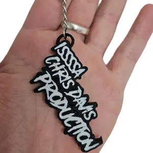 Custom 3D Printed PLA Keychains