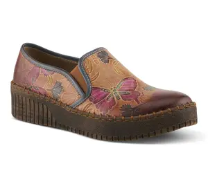 L'Artiste by Spring Step Slip-on Leather Shoes- Priela