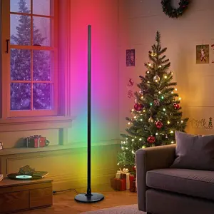 Smart RGB Floor Lamp with 16M Colors & Music Sync – App/Remote Controlled LED Party Light for Bedroom, Living Room & Holiday Decor (New Year & Valentine's Day Gift)