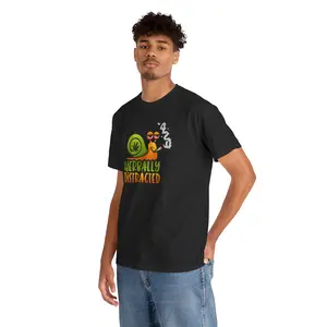 Herbally Distracted™ – Snoop Snailz 420 T-Shirt — Slow-Roller Vibe 100% Cotton