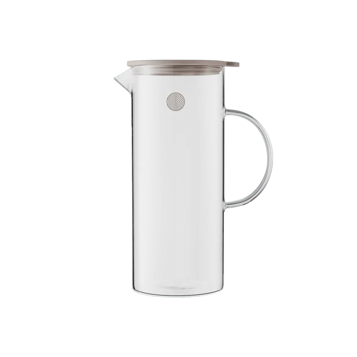 BUYDEEM 1200ml Glass Water Pitcher for Fridge, Cold Brew Coffee Maker, Iced Tea Carafe with Handle, CD2003