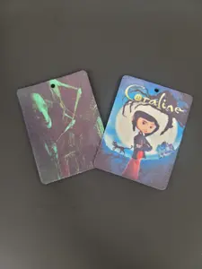 2 pack Coraline Car Air Freshener handmade horror movie themed double sided Decoration Gift