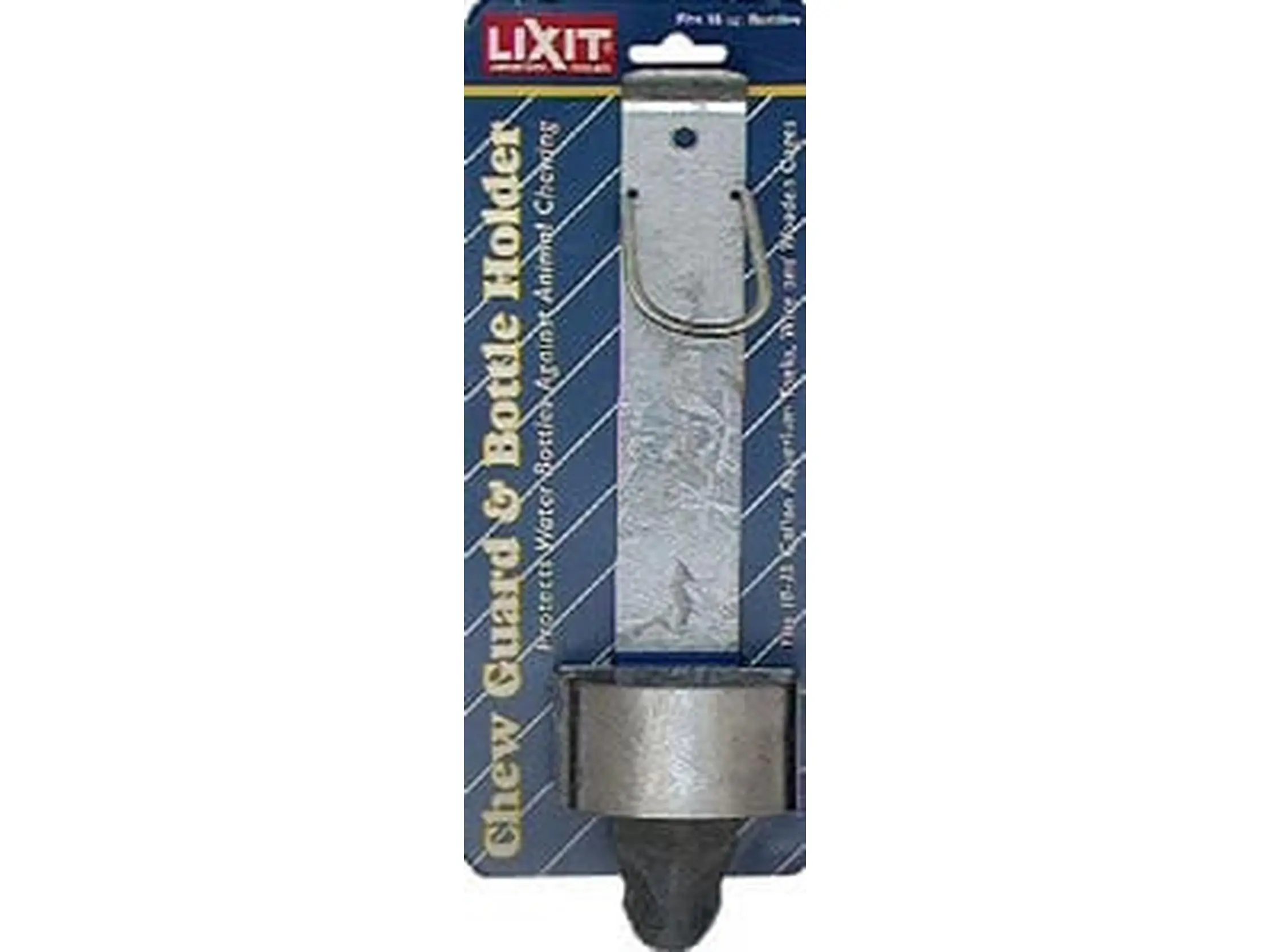 Lixit Galvanized Steel Heavy-Duty Chew Guard Bottle Accessory, 16oz Capacity, Model LCG-16, Part Number 250-00360