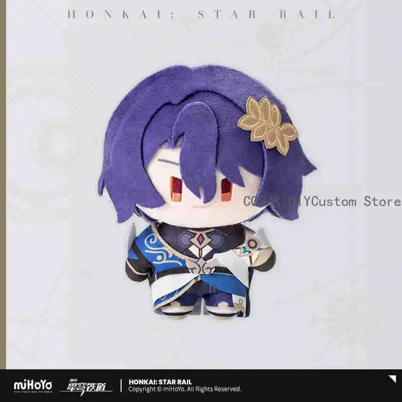 MiHoYo Official Honkai Star Rail Q Version Plush Maumet Kawaii Phainon Castorice Anaxa Khaslana Aventurine Mascot Birthay Gifts