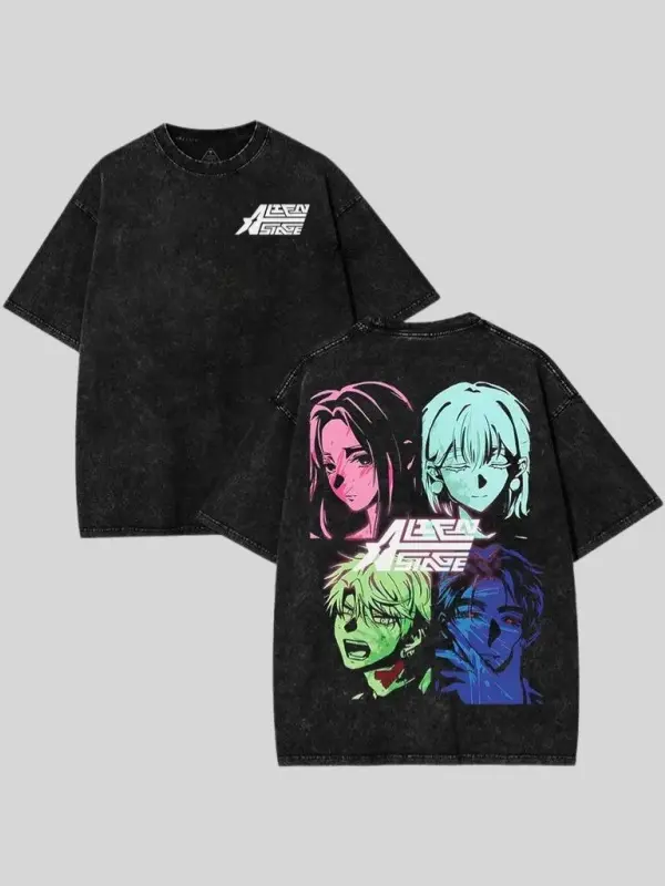 Valentine shirts Alien Stage Tee - Sua Mizi Ivan Till Sweatshirt - ALNST ivantill mizisua Long Sleeved Shirt - Idol Anime T-shirt Menswear Top Man Streetwear Crewneck Casual Tropical Shortsleeve