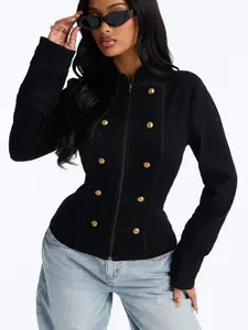 Overthrown Stretch Denim Jacket - Black