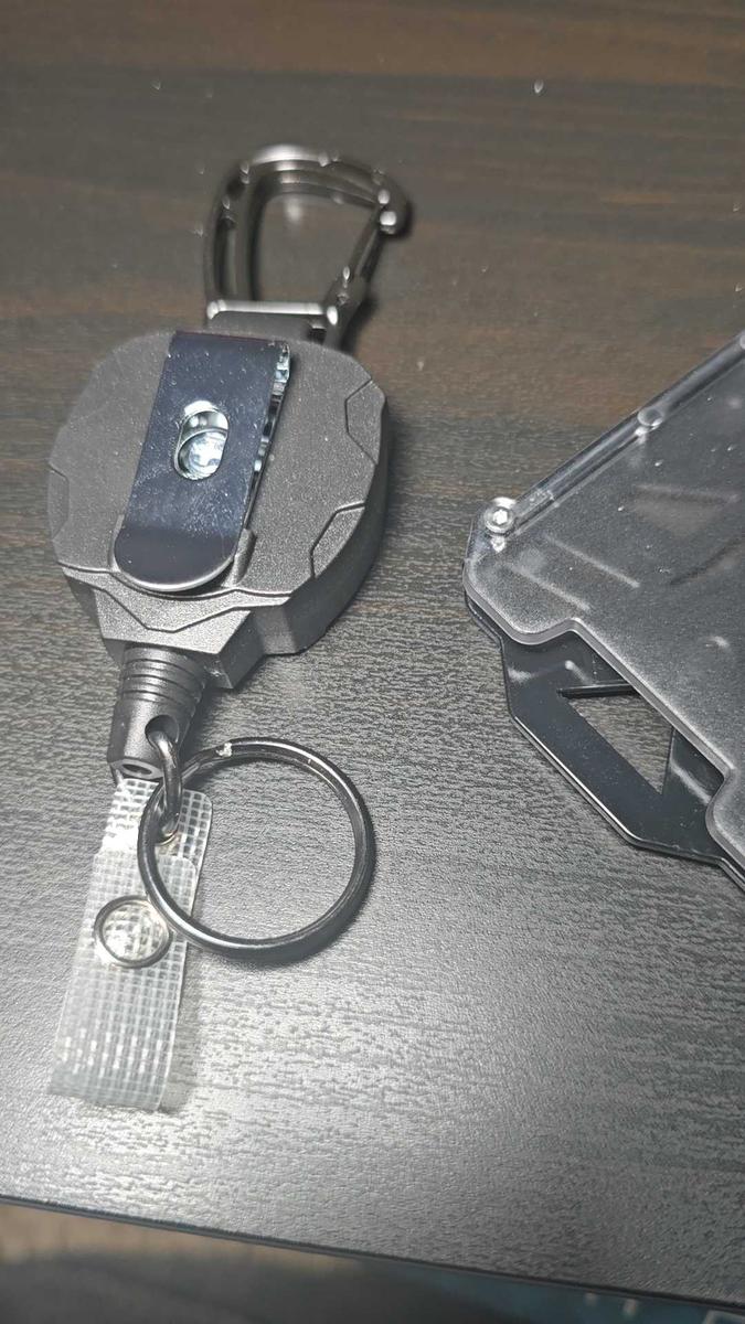 Item: Black, Badge Reel & Card Holder