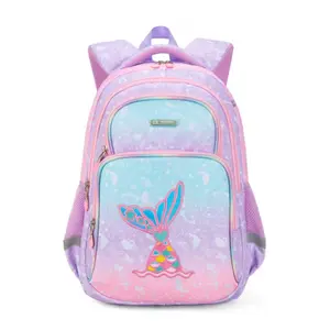 16 Inches Mermaid Tail Design Backpack for Outdoor Events & School Use