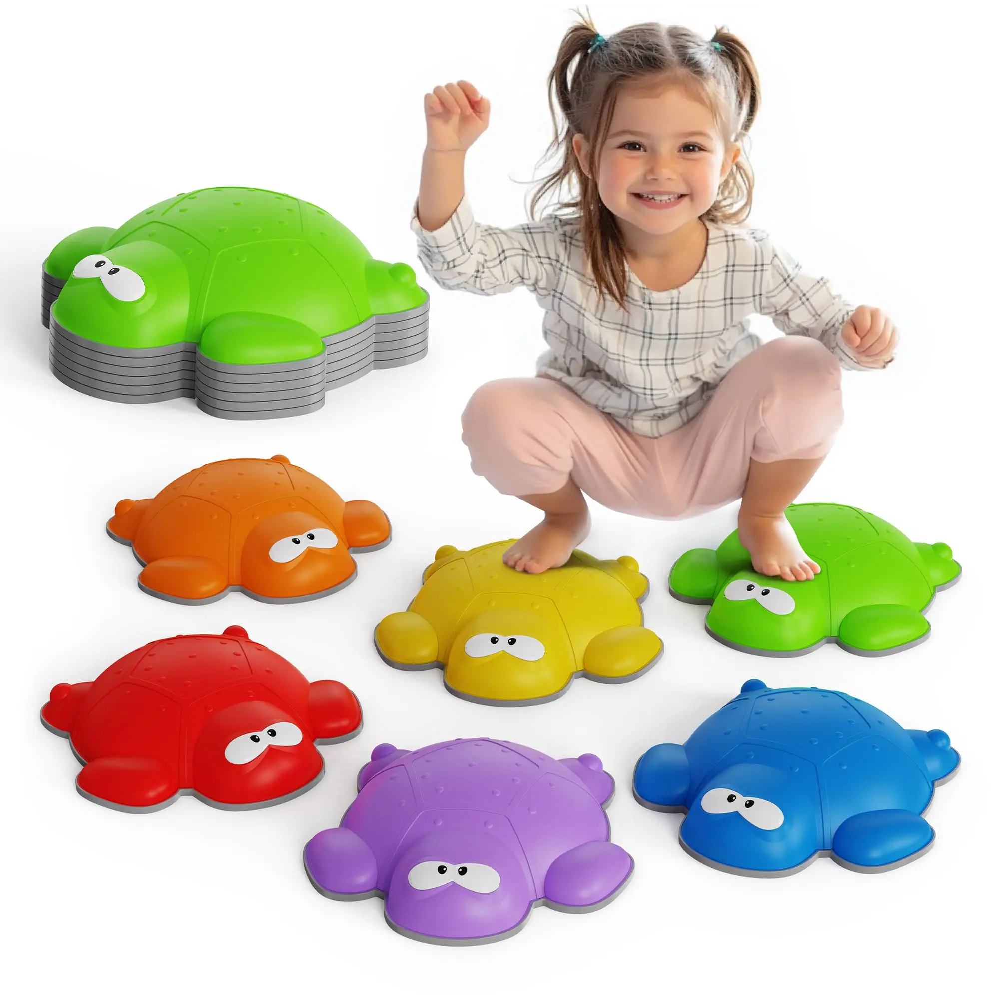 Stepping stones for children outdoor play Turtles Inflatable Pool Float