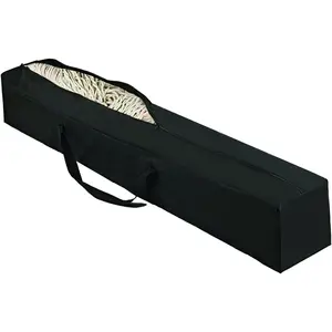 Hammock Storage Bag Heavy Duty Hammock Cover - 62''L x 10''W - Portable Steel Hammock Stand Carrying Bag with Strap Carry Holder - Durable and , Black