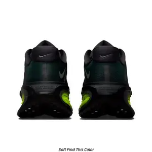 Black and Green Mesh Breathable Running Shoes Full-Length Air Cushion Lightweight Sneakers Low-Top Training Joggers