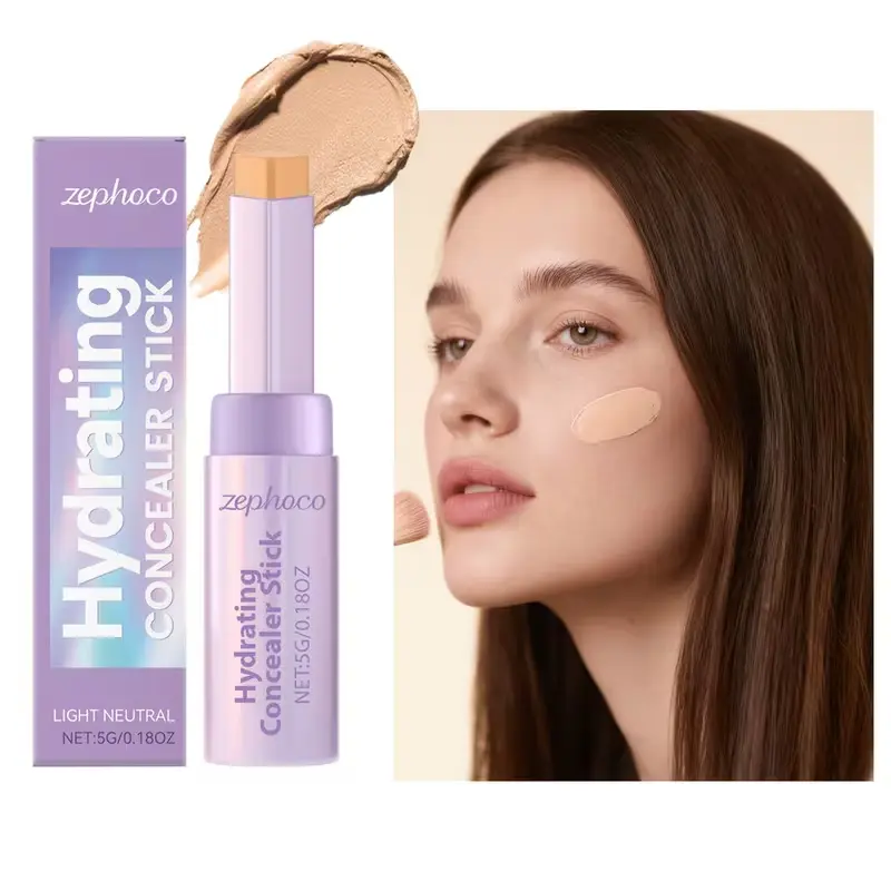 Hydrating Concealer Stick, Smooth Long-Lasting Coverage 0.18 Oz| Smooth Coverage, Long-Lasting, Hydrating, Nourishing, Gentle For Eyes, Plumps Fine Lines, Non-Caking