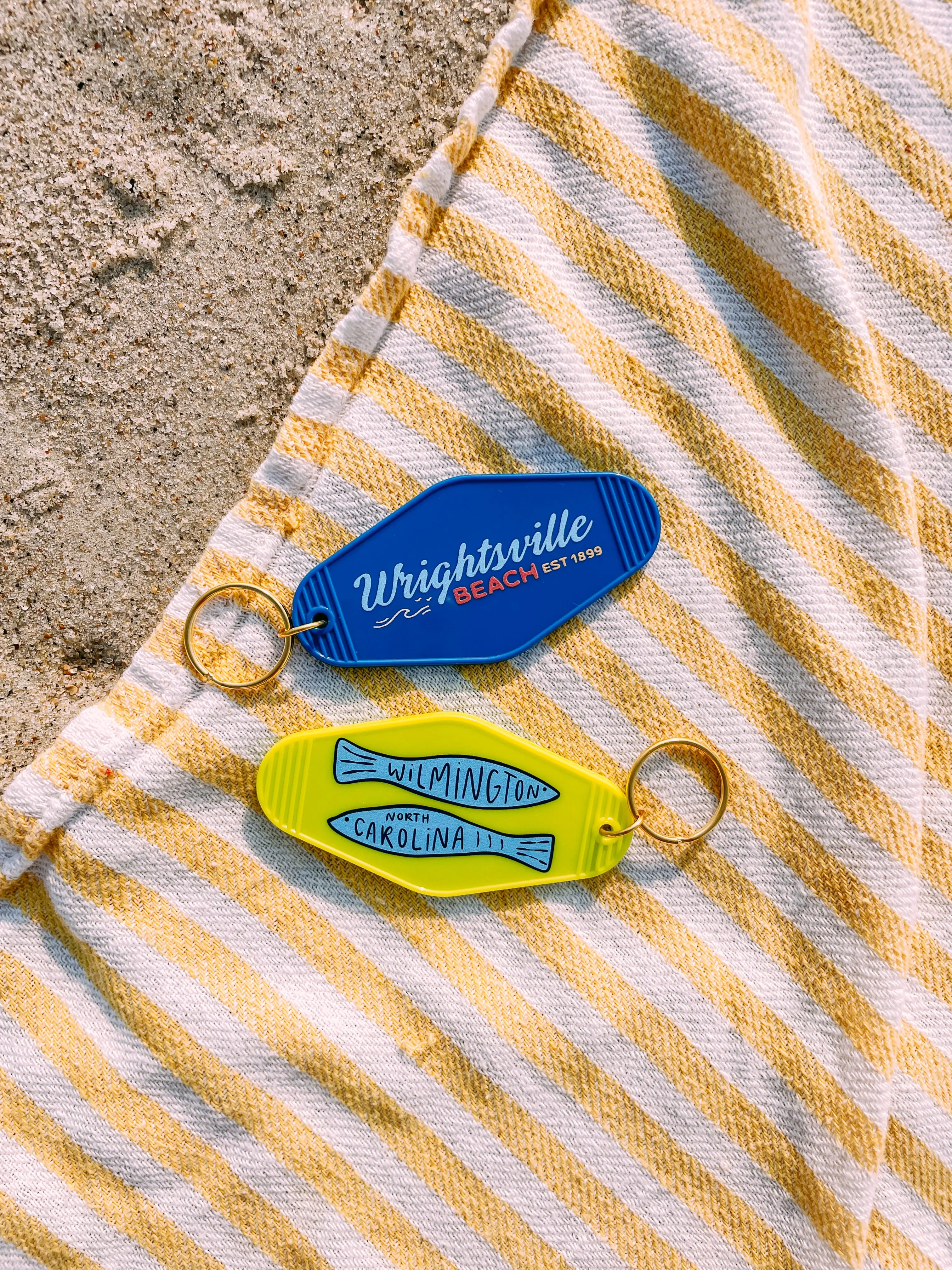 Retro Wilmington Fishies Keychain